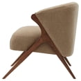 thumbnail image 4 of NPD Furniture Florence 20.5" Fabric Accent Chair in Havana Cream/Brown, 4 of 8