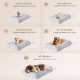 thumbnail image 2 of Cama para perros EHEYCIGA Fluffy para perros extragrandes, color gris, 2 of 8