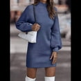 thumbnail image 4 of Suéteres Tipo Cárdigan para Mujer, Abiertos Al Frente, para Otoño e Invierno, de Larga, Holgados, Informales, para Abrigo. Azul XL, 4 of 10