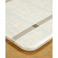thumbnail image 4 of TOWN & COUNTRY BASICS Comfort Plus Windowpane Plaid Anti Fatigue Comfort Mat, Kitchen Mat, Standing Desk Mat, Dorm Room Rug, Non-Slip Backing, Beige, 18"x39", 4 of 11