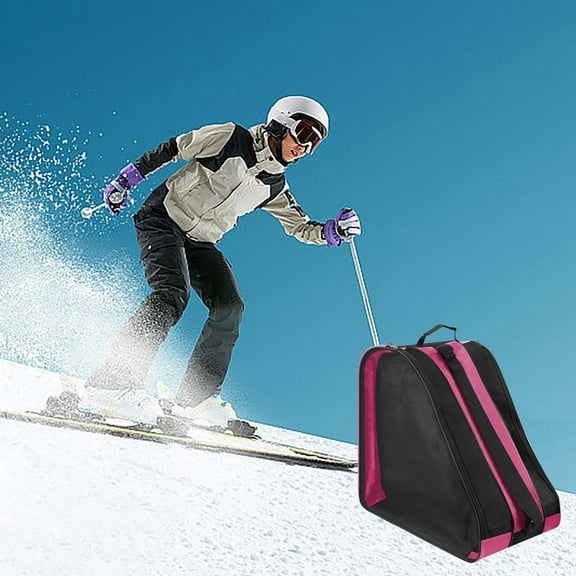Skating Accessories, Roller Skate Bag, Adjustable Shoulder strap Ice Skate Bags for Girls Boys and Most Adults, Large Capacity Skate Bag Fits Quad Skates, Inline Skate and Most Roller