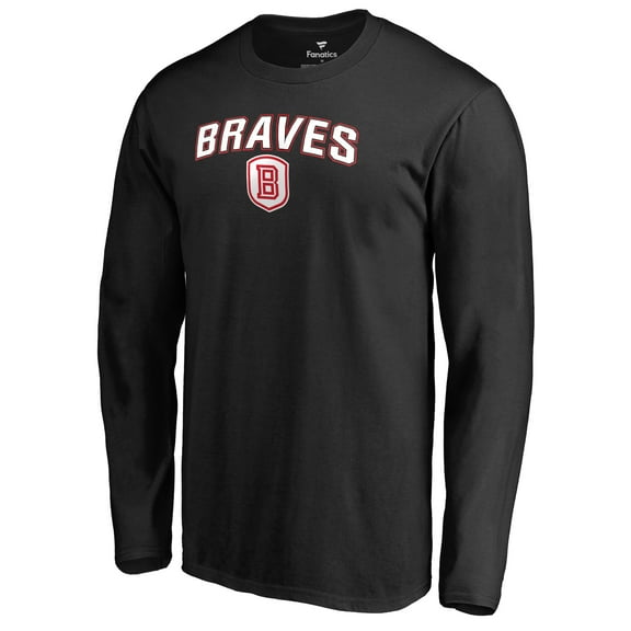Men's Black Bradley Braves Proud Mascot Long Sleeve T-Shirt