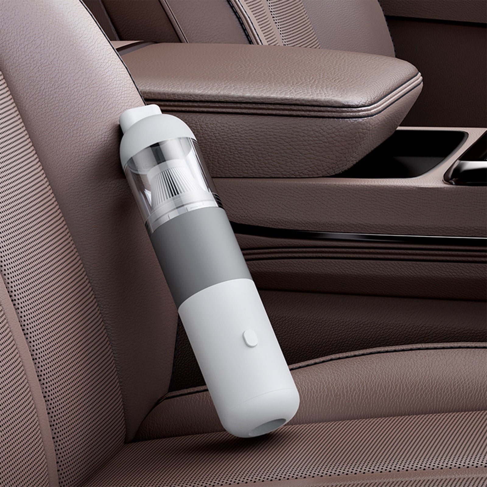 Car Vacuum with Powerful Suction, 2-in-1 Hand Vacuum & Blow Pump, Mini Vacuum for Crevices, Keyboard Cleaner, USB Rechargeable, Compact Design