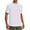 White, variant on ZCFZJW Men's Quick Dry Workout Shirts Moisture Wicking Running Athletic Performance T-Shirts Trendy Solid Color Basic Top Tee Black L