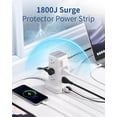 thumbnail image 4 of Power Strip SMALLRT Tower con 12 tomas de corriente alterna USB y cable de 6.5 pies, 4 of 8