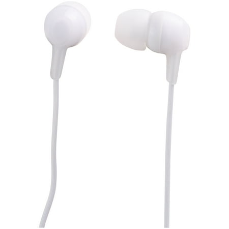 Onn Earbuds with Microphone, for Smartphones, Stereos and Computers, 3.5mm Jack, (Best Sweat Resistant Headphones)