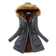 thumbnail image 4 of Chaqueta de algodón acolchada para mujer, abrigo informal ajustado con capucha, Parkas acolchadas, abrigo cálido, otoño e invierno, novedad de 2024, 4 of 4
