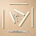 thumbnail image 3 of LEEYNEER 1 Set Chinese Mahjong Game Set Portable Mahjong Plaything for Travel Camping, 3 of 11