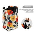 thumbnail image 3 of Yayeee Freestanding Laundry Hamper with Handle Collapsible Large Storage Basket for Clothes, Floral Pattern, 3 of 7
