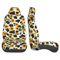 thumbnail image 4 of Fotbe Cute Cow Print Sunflower C Pattern Automotive Seat Covers for Cars Trucks and SUVs – Car Seat Covers for Front Seats,Protective Seat Covers,Vehicle Seat Covers, Set of 2, 4 of 9