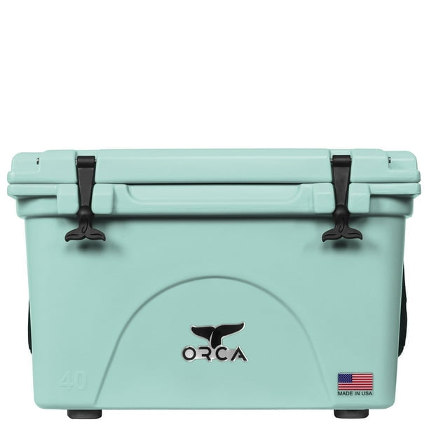 ORCA 40 Quart Hard Cooler Insulated Portable Ice Chest, White