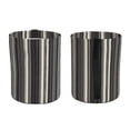 thumbnail image 3 of Round Car Trash Can 7×5.9in Waterproof, Durable, Not Easy To Fade, Easy To Install And Disassemble To Prevent Interior Pollution Pale Violet Grey Stripe_1, 3 of 7