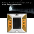 thumbnail image 3 of Step Lights LED Solar Power Ground Marker Lights Waterproof Outdoor Driveway Road Highway Spike LampYellow, 3 of 8