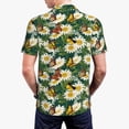 thumbnail image 6 of Wukai Sunflowers And Butterflies Men’s Polo Shirts,Quick-Dry Athletic Shirt,Classic Fit Shirts-X-Large, 6 of 8