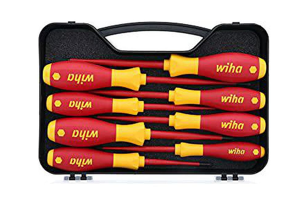 Wiha Insulated Screwdriver Set, NmPcs8 32197