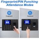 thumbnail image 5 of Time attendance, fingerprint time clock, time tracking, work hour recording, 1000 employees, automatic hour calculation, offline F06., 5 of 5