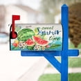 thumbnail image 6 of Sweet Summer Time Mailbox Cover Magnetic Watermelon Tropical Plants and Flowers Mailbox Wraps Post Letter Box Cover for Garden Yard Home Decor Standard Size 21" x 18", 6 of 6