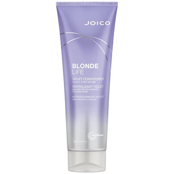 Joico Blonde Life Acondicionador Violeta | Para Cabello Rubio Frío y Luminoso |Neutraliza Tonos Anaranjados |Elimina Tonos Amarillos |Aumenta el Brillo |Sin Sulfatos |Con Aceite de Monoi y