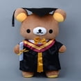 thumbnail image 2 of Graduation Season Sanrio Plush Doll Kuromi Melody Cinnamoroll Academic Uniform Graduation Doctor's Hat Plushies Toy Student Gift, 2 of 6