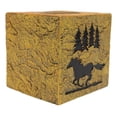thumbnail image 4 of Rustic Western Mustang Horse By Pine Trees Silhouette Tissue Box Cover Holder, 4 of 5