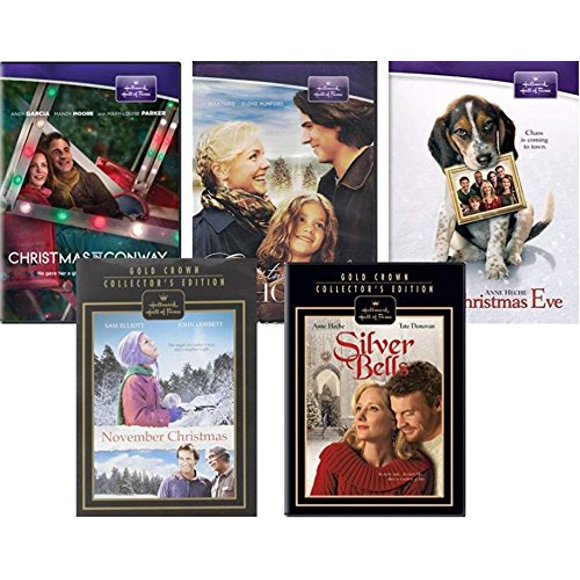 Hallmark Films sur DVD - Noël à Conway/ une Veille de Noël/ Cloches Argentées/ Noël de Novembre/ Noël avec Houx