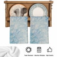 thumbnail image 5 of Blue Coastal Kitchen Towels Set of 1, Summer Ocean Starfish Conch Seashells Absorbent Dish Towels for Kitchen, Microfiber Hand Towel, Quick Drying Tea Towel for Cleaning Decorative Dishcloths, 5 of 7