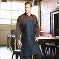 thumbnail image 2 of Uncommon Threads 3018-1600 Ajustable Butcher Apron 2 Section Pocket in Navy, 2 of 3