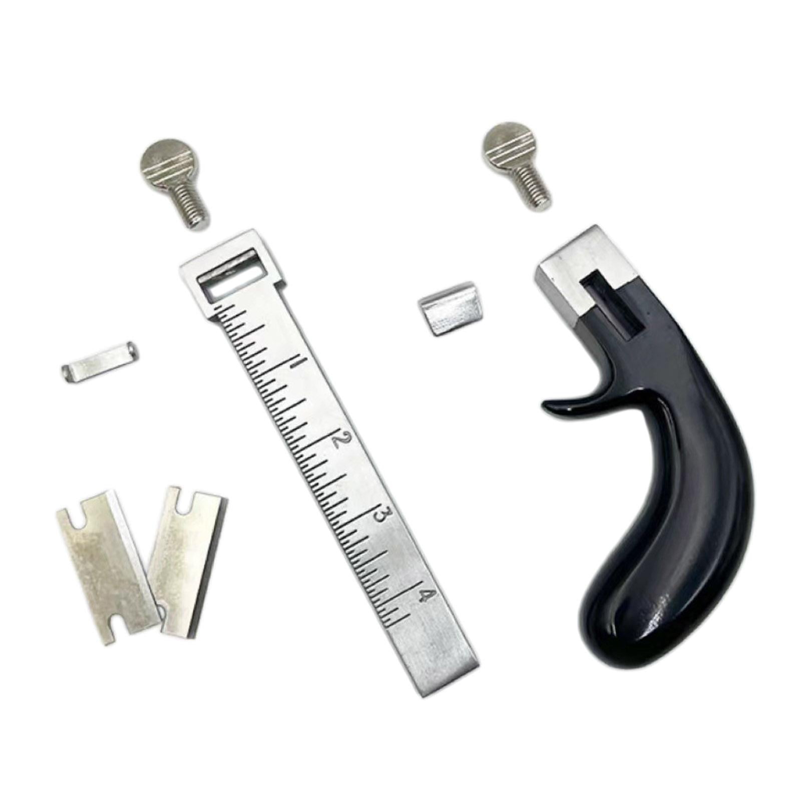 FVDPWYE Leather Strip Cutting Tool Clear Scale for DIY Leather Crafts Hand Leather Craft