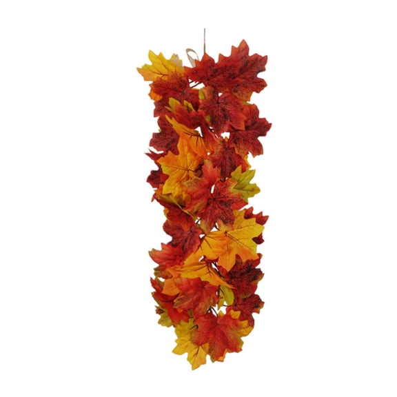 CreativeArrowy Thanksgiving Vine Decorative Artificial Maple Leaf Simulation Plant Garland Fake Foliage String Bedrooms Autumn Leaves