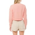 thumbnail image 5 of MixMatchy Women's Cropped Fleece Long Sleeve Crewneck Sweatshirt Crop Tops, 5 of 5