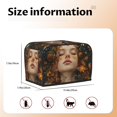 thumbnail image 5 of Daiia Whimsical Flower Crown Maiden Pattern 2 slice Toaster Cover, Toaster Appliance Dust-proof Cover For Kitchen Small Appliance Dust Cover and Fingerprint Protection, 5 of 7