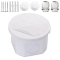 thumbnail image 1 of GFDYREE Junction Box, Project Box with Reserved Holes IP55 Waterproof Dustproof Electrical Box ABS Plastic Project Enclosure White 3.1 x 2 Inch, 1 of 5