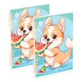 thumbnail image 6 of Cute Dog Mermaid Spiral Journal Notebook College Ruled Notebook 8.3" x 5.7" A5 Lined Thick Paper Page, 6 of 6
