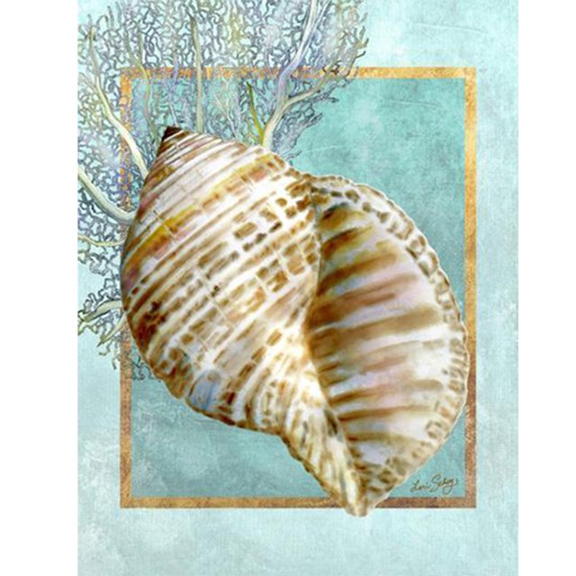 Cuadros Decorativos 5D bricolaje ronda completa taladro diamante pintura Coral Shell Kit decoración del hogar (w1145) DQrwqpou Nuevos Originales