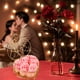 thumbnail image 5 of Cesta de hierro con rosas de jabón para San Valentín, decoración de ambiente, regalo, 6 adornos de flores de jabón, 5 of 6