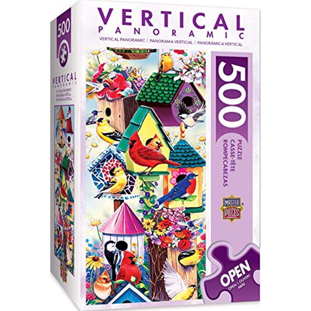 MasterPieces Vertical Panoramics Mirador Pájaros y pajareras Panorámico Jigsaw Puzzle de Jenny Newland 500 piezas MasterPieces 705988317460