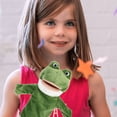 thumbnail image 2 of Kids Hand Puppet with Working Mouth Toddler Animal Plush Toy Cartoon Hand Puppet, 2 of 8