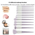 thumbnail image 2 of Juego de 13 brochas de maquillaje para base, sombra de ojos y maquillaje, 13 piezas, 2 of 6