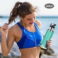 thumbnail image 5 of Yayeee 33oz Insulated Water Bottle Double Wall Stainless Steel with Flip Straw Lid, Green Cat, 5 of 7