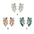 thumbnail image 1 of stanreset 1 Pair Colorful Rhinestone Earrings Exaggerated Ear Studs Drop American Style Earring Jewelry for Wedding Dating Colorful, 1 of 6