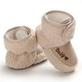 thumbnail image 5 of Shoes Gift for Girls Newborn Cozy Fleece Booties, Cotton Lined Anti-Slip & Stay On Baby Slippers Socks Booties with Gripper Toddler Winter Warm Snow Boots First Walker Crib Shoes, 5 of 9