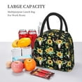thumbnail image 6 of Haiem Sunflower Skull Boho Printed Lunch Bag Women, Lunch Box Lunch Bag for Women, Small Leakproof Cute Lunch Tote Large Capacity Reusable Insulated Cooler Lunch Container, 6 of 6