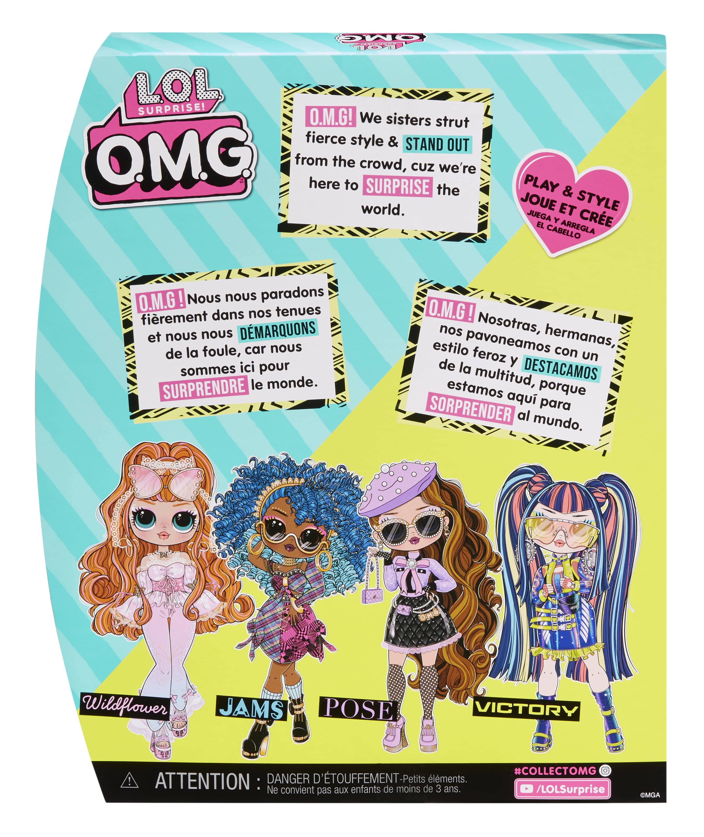 LOL Surprise OMG Jams Fashion Doll Unbox Multiple Surprises with Accessories Ages 4 Walmart