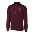 thumbnail image 2 of Men's Cutter & Buck  Maroon Minnesota Golden Gophers Vault DryTec Traverse Stretch Quarter-Zip Pullover, 2 of 3