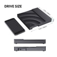 thumbnail image 4 of External DVD Drive High-speed USB 3.0 CD DVD Laptop Player Driver Touch Control CD-RW ,Swivel Screen, 4 of 5