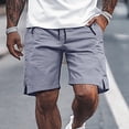 thumbnail image 2 of uikmnh Shorts Men Men's Summer Beach Pants Five Quarter Beach Surf Pants Men's Casual Shorts Size:2XL, 2 of 4