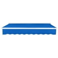 thumbnail image 3 of Awntech 16 Ft Destin Left Motorized Heavy Duty Patio Retractable Awning with Protective Hood (192in x 10.38in x 120in), Bright Blue, 3 of 6