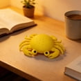 thumbnail image 4 of PoyoKee Fidget Toys, Soft Silicone Cute Crab Pool Toys, Spray Water Fidgets for Bath, Stress Relief Decompression, Stress Balls for Adults, Yellow, 4 of 6