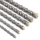 thumbnail image 5 of Broca De Martillo Eléctrico Taladro Sds Plus De Alto Rendimiento Juego De Taladro De Cabeza Cruzada Kit De Taladro De Orificio Resistente Al Desgaste Para Escoria,160 * 6 Mm / 6.29 * 0.24 Pulgadas Kearding TO005556-04, 5 of 5