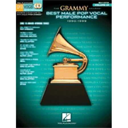 Hal Leonard Grammy Awards Best Male Pop Vocal Performance 1990-1999-Book with (Best Male Pop Vocal Performance)